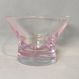 Ładna zabytkowa kolekcjonerska szklana misa na cukierki Caithness Crystal Glass