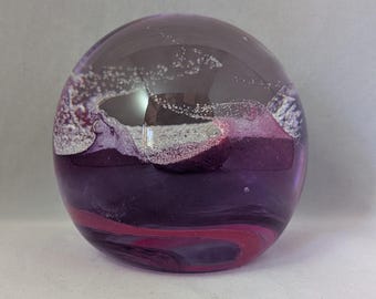 Vintage Collectable Caithness Glass Paperweight - "Sirocco" - Signed And Numbered