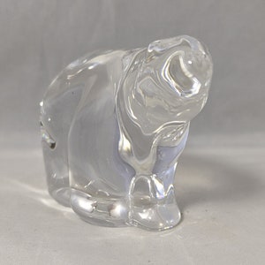Vintage Collectable Signed Hadeland Glass Polar Bear
