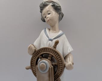 ヴィンテージ ナオ リヤドロ 羊飼いの少女が子羊を抱く置物 - Etsy 日本