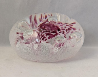 Collectable Vintage Caithness Glass Paperweight - Crystal Carousel