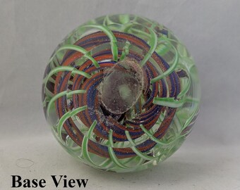 大型のコレクター向け卵形ガラス製ペーパーウェイト - 署名なし - Etsy