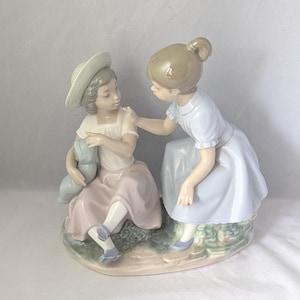 Vintage Collectable Nao by Lladro - Two Girls Arguing - &quot;It&#39;s My Doll&quot; - #280