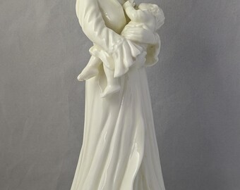 1988年　ロイヤルウースター 「Sweet Dreams…」母子のフィギュリン Collectable Royal Worcester Figure - 