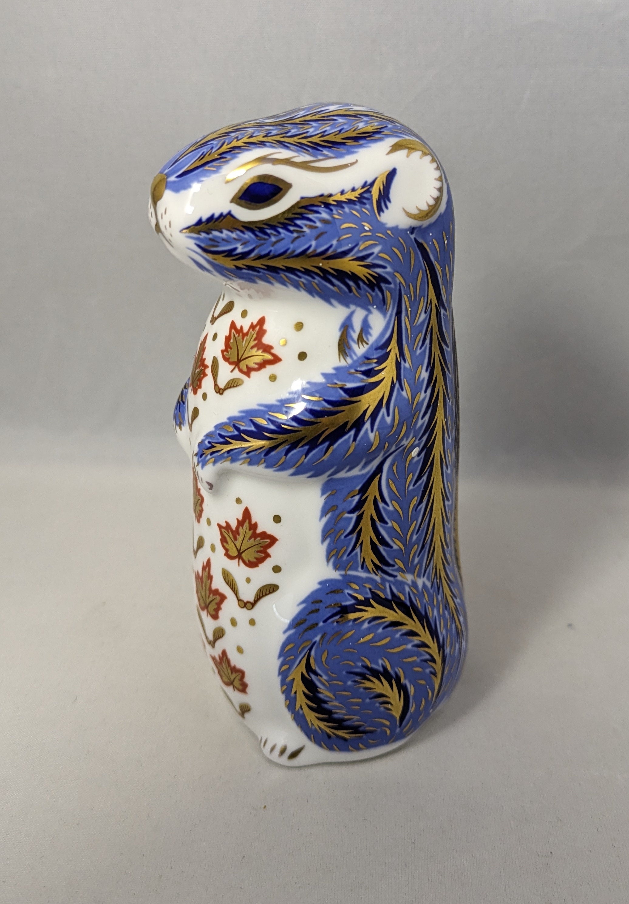 Rare Royal Crown Derby Chipmunk Paperweight - Gold Stopper - Etsy