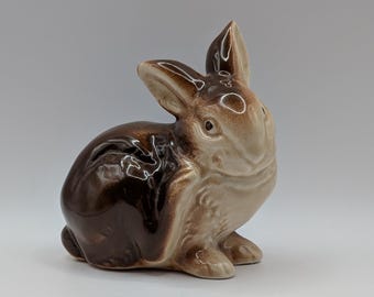 Vintage Collectable Blue Poole Pottery Rabbit - Washing - Etsy
