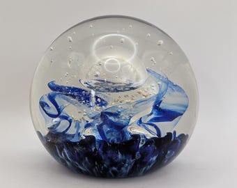 置物 SELKIRK GLASS Rare Selkirk Glass Vintage / GLASS PAPERWEIGHT / Scottish