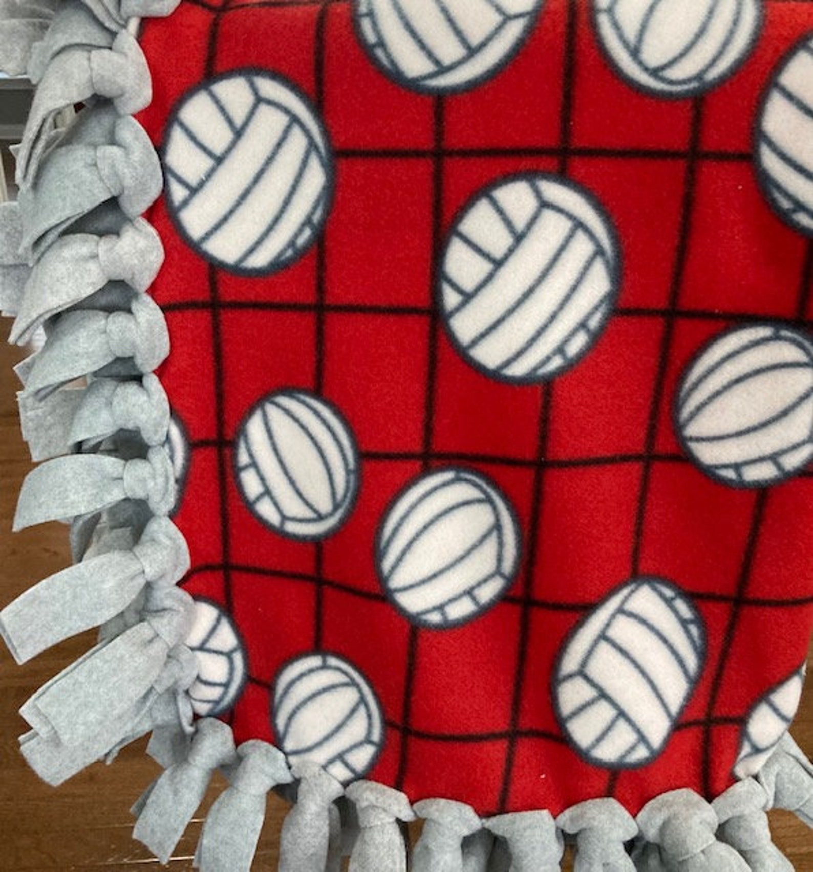 Volleyball Fleece Blanket Etsy