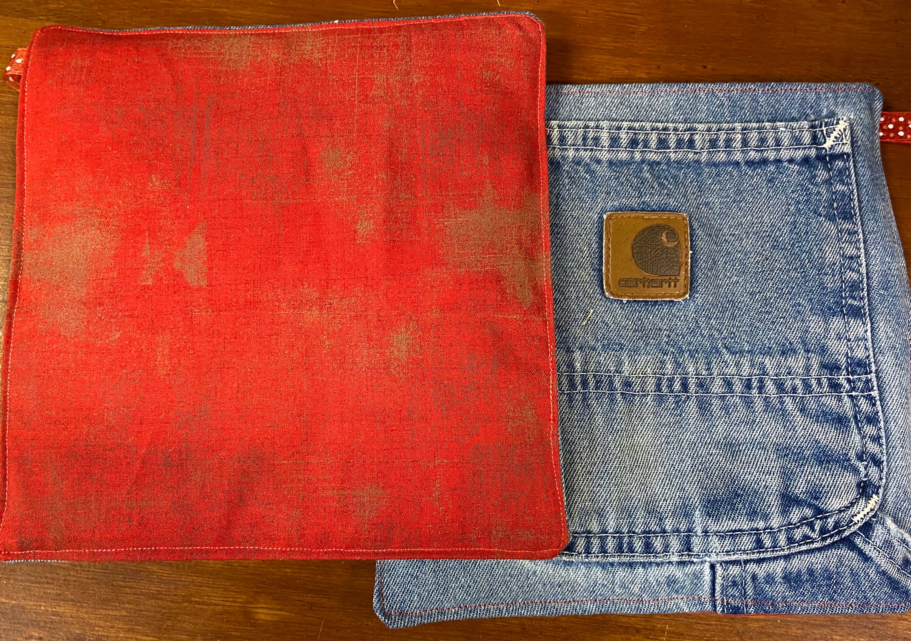 Denim hot pads Etsy