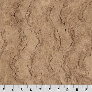 Luxe Cuddle® Glacier Simply Taupe 60&quot; by Shannon Fabrics- *favorite for a discount code* -Continuous Cut