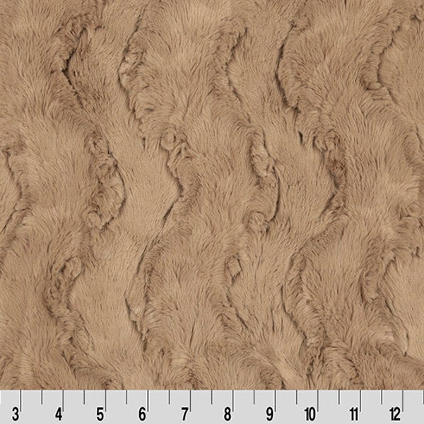 Luxe Cuddle® Glacier Simply Taupe 60" by Shannon Fabrics- *favorite for a discount code* -Continuous Cut