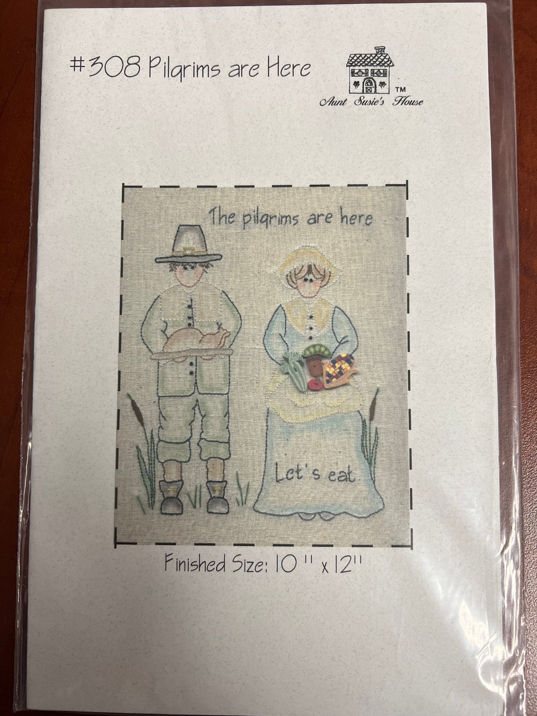 Pilgrims Are Here Embroidery Pattern by Aunt Susies House favorite for