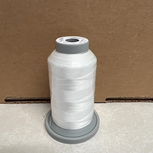 Glide 1,100 yds Mini Spool Thread White 10000