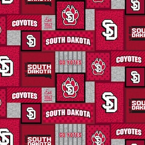 NCAA-So Dakota College Patch Fleece W58