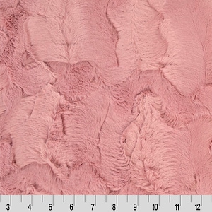 Luxe Cuddle® Hide Woodrose by Shannon Fabrics 60&quot;- *favorite for a discount code* - Continuous Cut