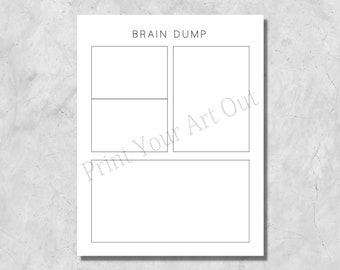 Brain Dump Printable