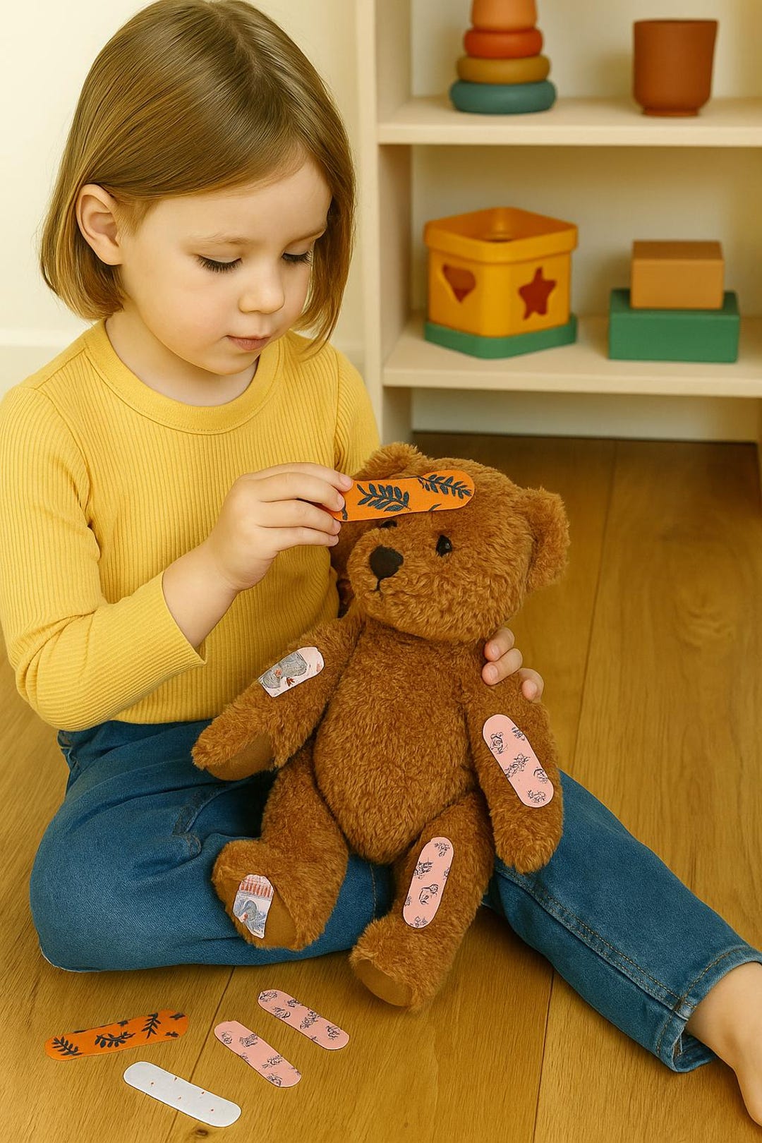 Reusable Fabric Bandaids for Kids | Pretend Play First Aid Kit ...