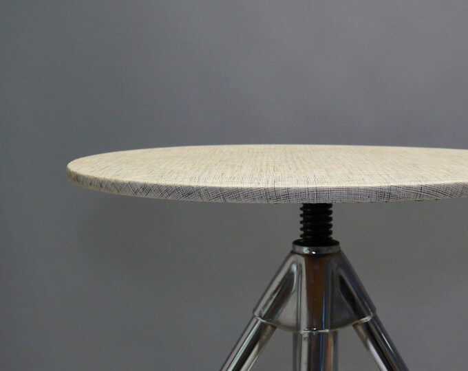 Hailo swivel stool, spindle stool chrome, industrial style, mid-century - 1960s