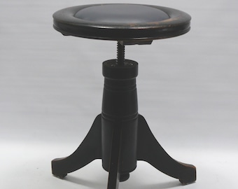 Art Nouveau piano stool, swivel stool, stool - circa 1920