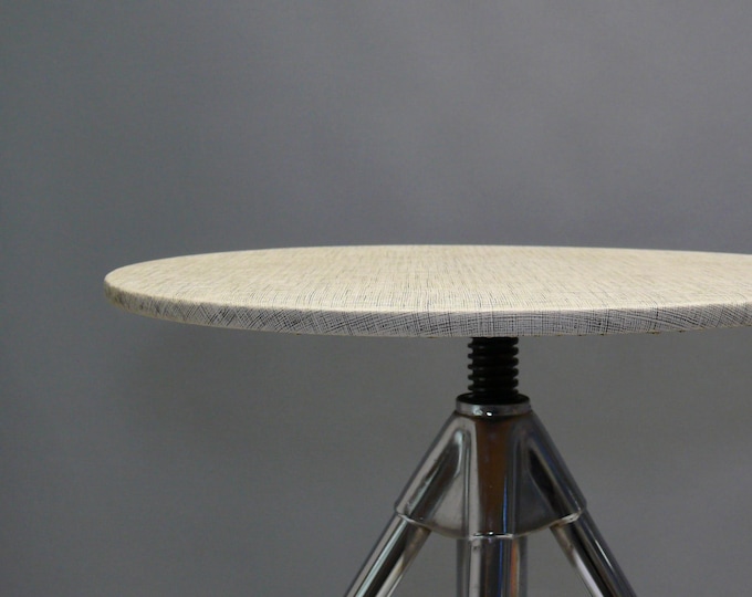Hailo swivel stool, spindle stool chrome, industrial style, mid-century - 1960s