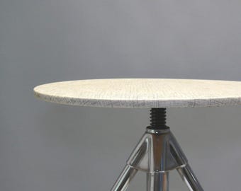 Hailo swivel stool, spindle stool chrome, industrial style, mid-century - 1960s