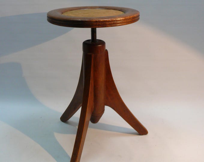 Art Nouveau piano stool, swivel stool, stool - after 1920