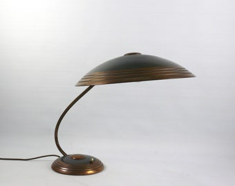 Helo table lamp XXL, desk lamp with adjustable shade, Mid Century - vintage