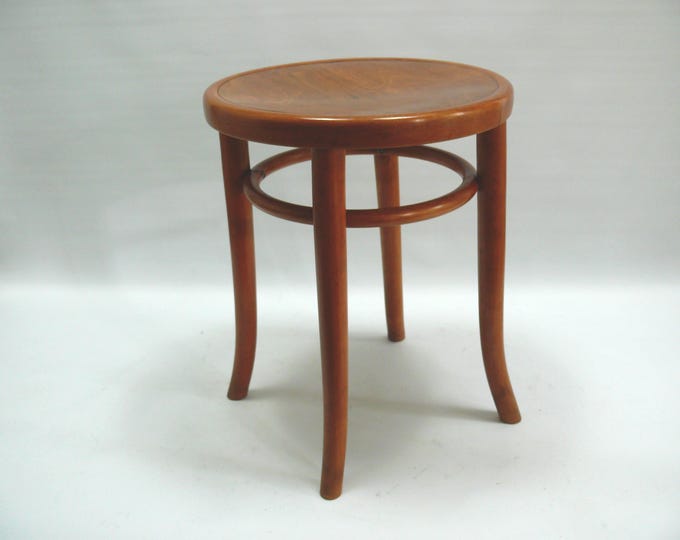 Original THONET bentwood stool, mid-20th century, beech