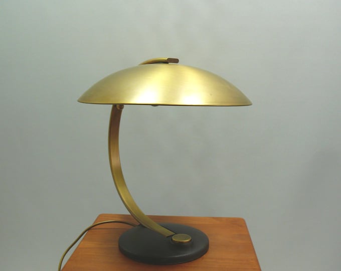 Brass table lamp, Hillebrand, 1960s