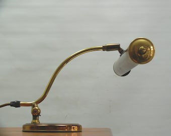 Large brass piano lamp, Pfäffle, 1960s
