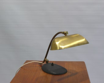 Organic piano lamp, brass, 1960s, JBS or ORO
