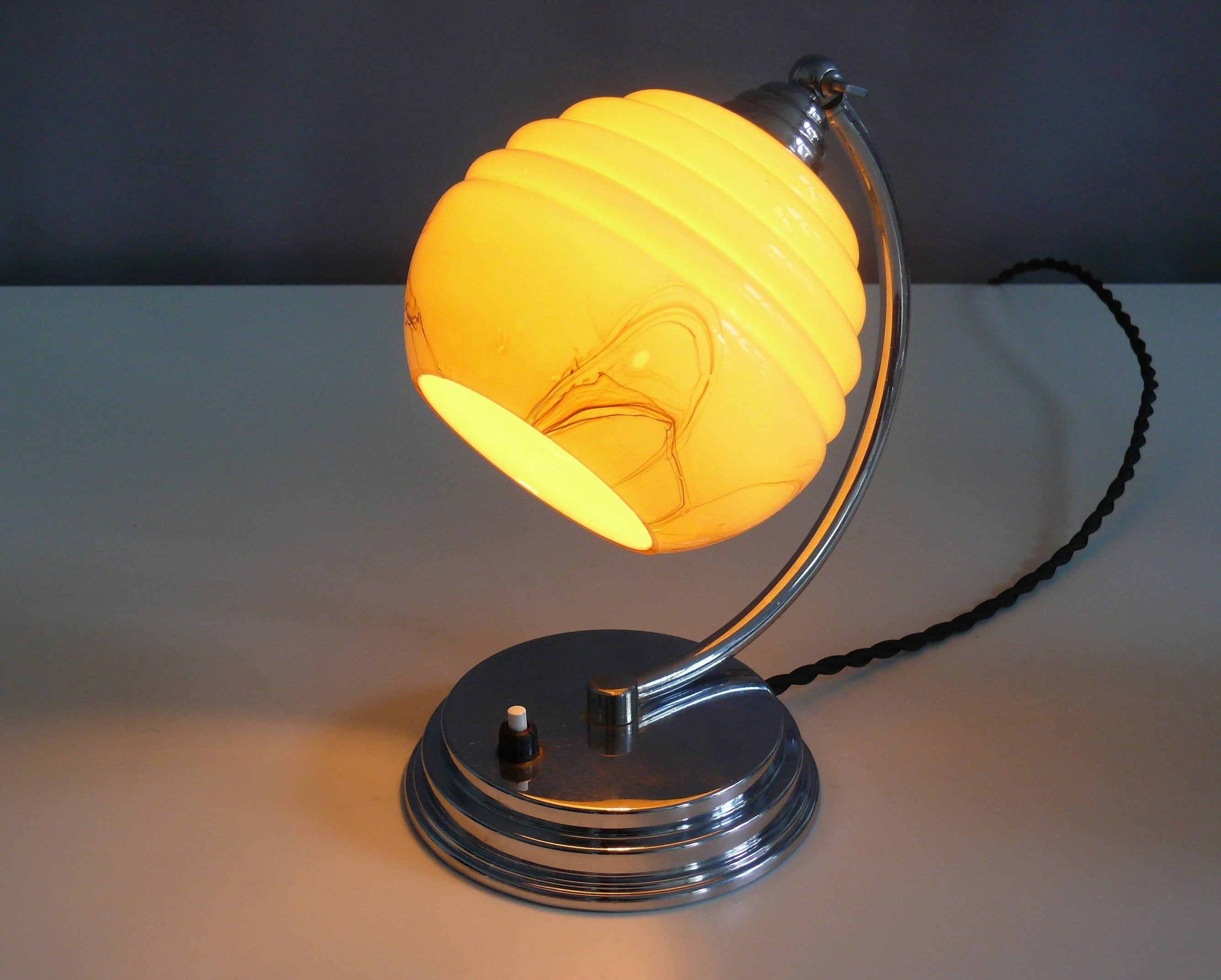 Art Déco Table Lamp / Bedside Lamp, France 1930s
