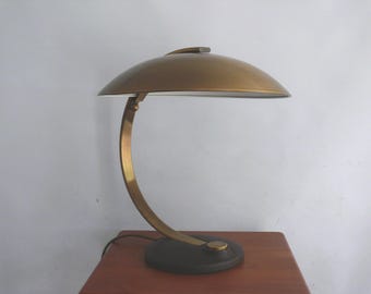 Brass table lamp, Hillebrand, 1960s - Model 7613