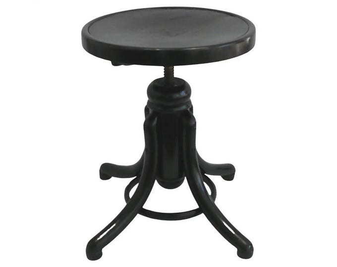 Restored piano stool, Gebr. Thonet, bentwood, swivel stool, stool - after 1920