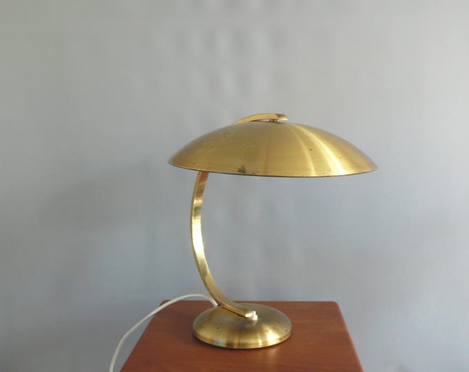 Bauhaus table lamp by Egon Hillebrand, model 5302 - "Gleibo", Germany 1930s