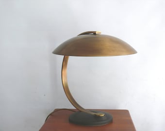 Brass table lamp, Hillebrand, 1960s - Model 7613