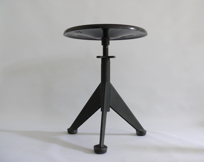 Jean Prouvé Vintage Swivel Stool for AB Obelberg Olsen, Sweden, 1930s