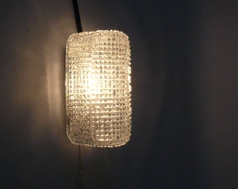 Glashütte Limburg - wall light/mirror light, 1960s, vintage