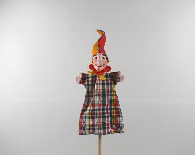 Original Dresden artist puppet / hand puppet - Kasper, 1970s