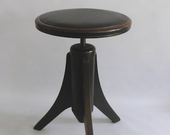 Art Nouveau piano stool, swivel stool, stool - after 1920