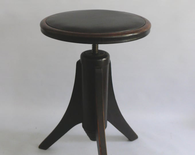 Art Nouveau piano stool, swivel stool, stool - after 1920