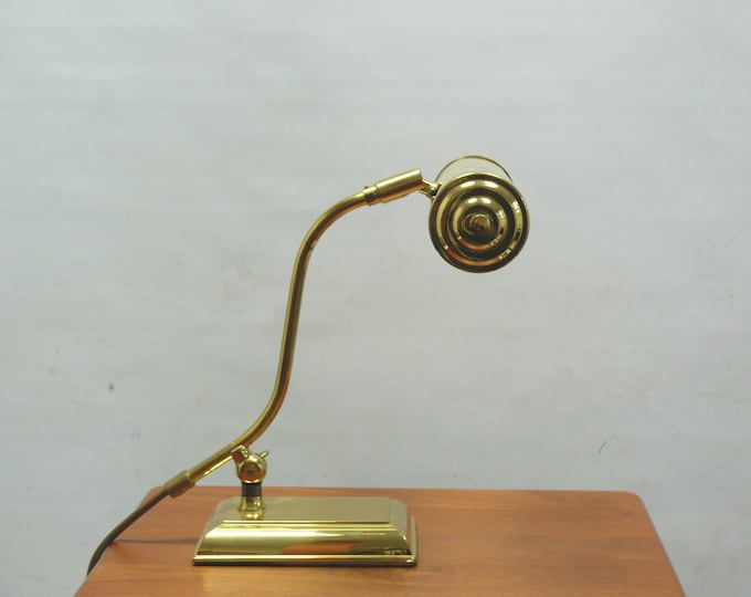 Brass piano lamp, Sölken, 1970s