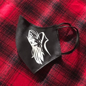 Cubierta de la máscara facial Dota Necro Fabric