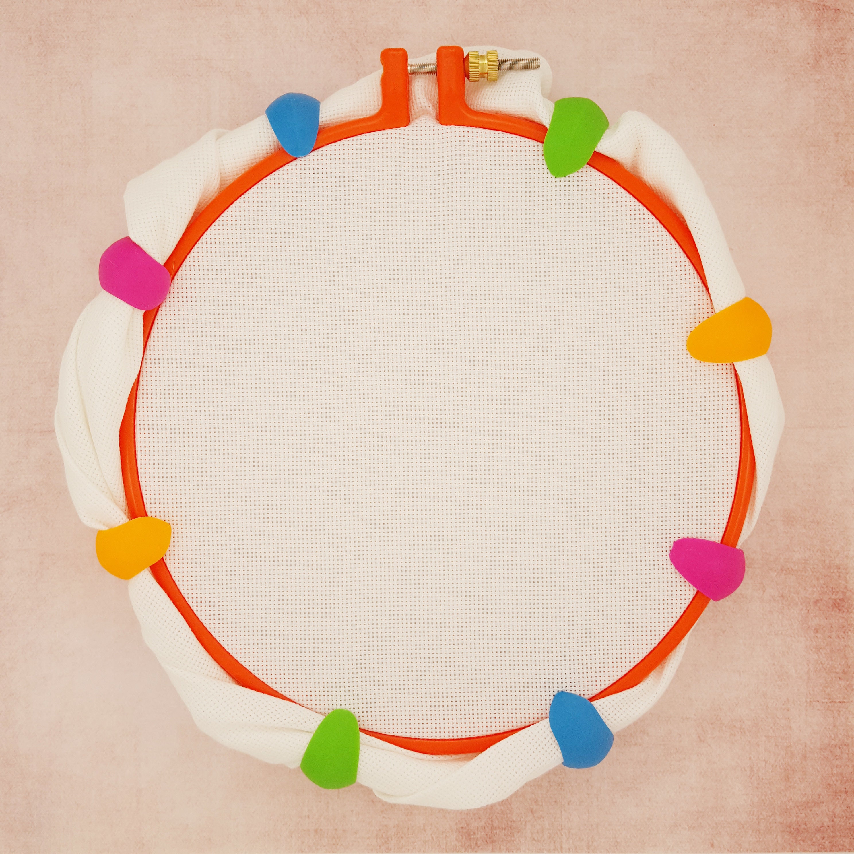 Cross Stitch Fiber Arts Set of 4 Silicon Huggers QSnap Embroidery Hoop