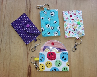 Var. 6: Mini-Bag, Mini-Geldbörse, Portemonnaie, Sammelkartentasche in diversen Farben