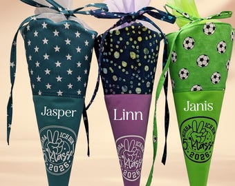 School cone for the transition to 5th grade - various designs
