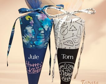 School cone for the transition to 5th grade - Personalizable with name