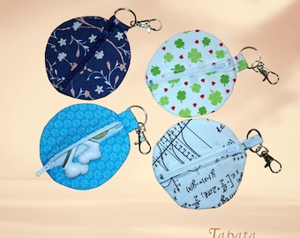 Round mini bags, round tote bag, hanging bag - various designs (Var. 8)