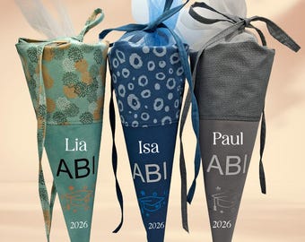 Graduation 2026, High School Diploma - Graduation Bag, School Cone, various designs