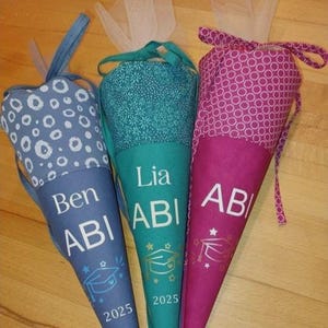 Abi Abschlusstüte Schultüte, Abitur Schultüte -  Abi 2025